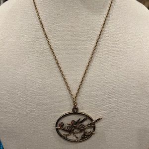 Vintage Road Runner Necklace